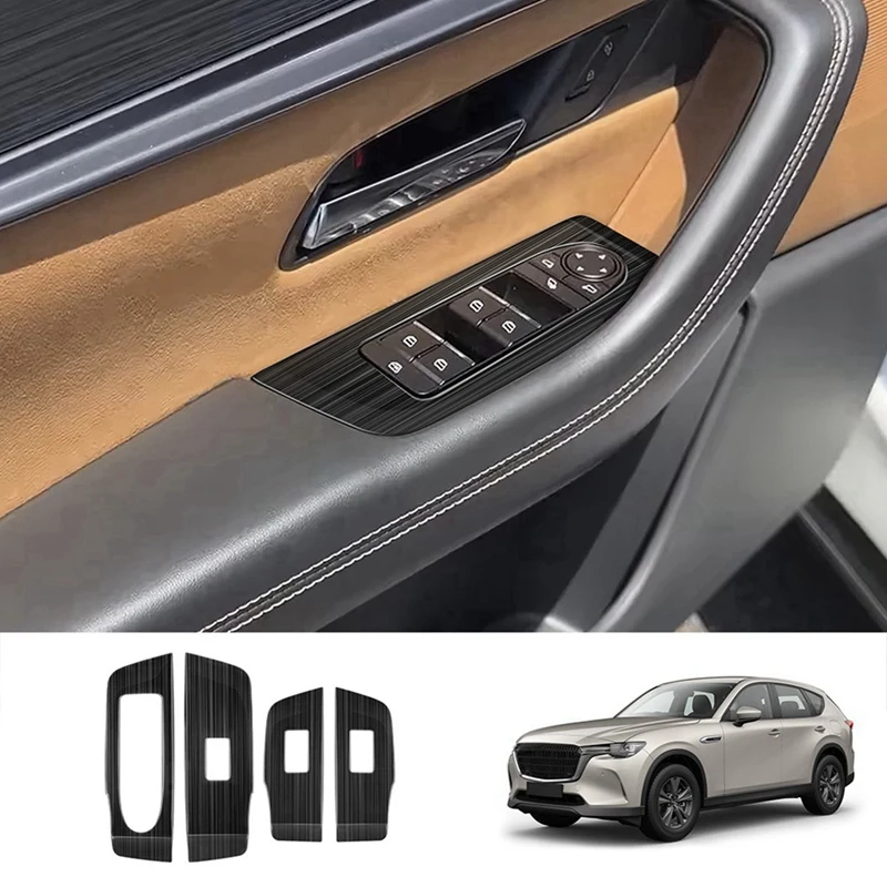 4 шт. кнопки для подъема автомобильных окон и стекла, крышка переключателя, отделка двери, подлокотник, панель, Черная Нержавеющая Сталь для Mazda CX-60 2022 LHD
4 шт. кнопки для подъема автомобильных окон и стекла, крышка переключателя, отделка двери, подлокотник, панель, Черная Нержавеющая Сталь для Mazda CX-60 2022 LHD