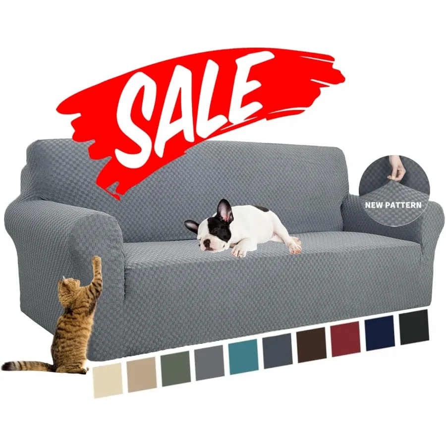 Latest Jacquard Design High Stretch Sofa Covers for 3 Cushion Couch Pet Dog Cat Proof Slipcover Non Slip Magic Elastic Furnitur
Latest Jacquard Design High Stretch Sofa Covers for 3 Cushion Couch Pet Dog Cat Proof Slipcover Non Slip Magic Elastic Furnitur