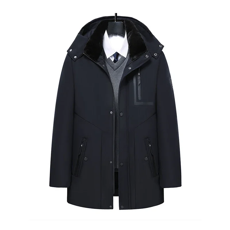 2023 Men's Outerwear Winter Thickened Cotton Jacket with Detachable Hat Windproof Warmth Casual Fashion Hood
2023 Men's Outerwear Winter Thickened Cotton Jacket with Detachable Hat Windproof Warmth Casual Fashion Hood
