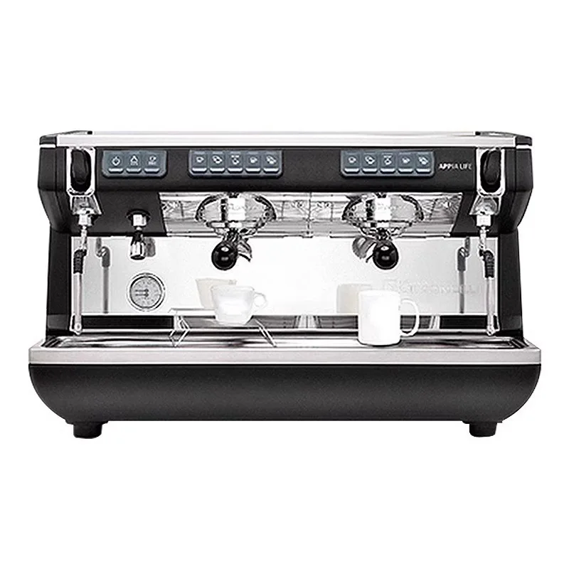 Coffee machine double head commercial semi-automatic electronic control high cup version
Coffee machine double head commercial semi-automatic electronic control high cup version