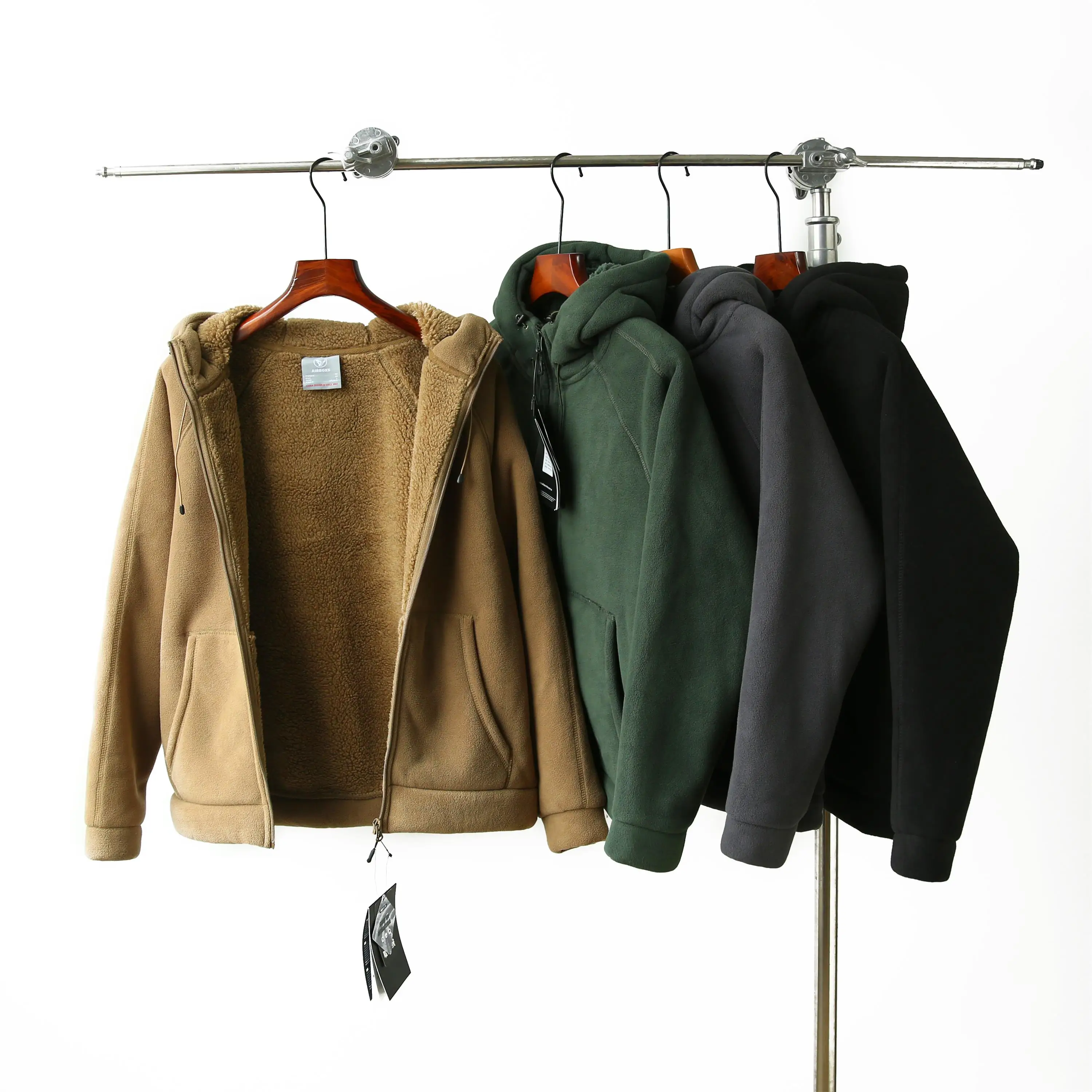 Thickened Double-sided Fleece Hooded Jacket Couple Style Winter Warm Zipper Closure Outerwear WMXZ Autumn 2024 New Arrival
Thickened Double-sided Fleece Hooded Jacket Couple Style Winter Warm Zipper Closure Outerwear WMXZ Autumn 2024 New Arrival