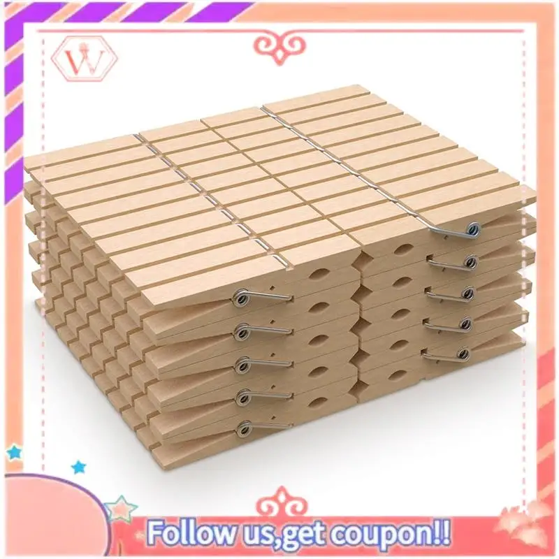 AT84-100Pcs Wooden Clothespins, Perfect For Clothes Racks, Crafts And Household Use, Weatherproof, Long Lasting, Versatile
AT84-100Pcs Wooden Clothespins, Perfect For Clothes Racks, Crafts And Household Use, Weatherproof, Long Lasting, Versatile