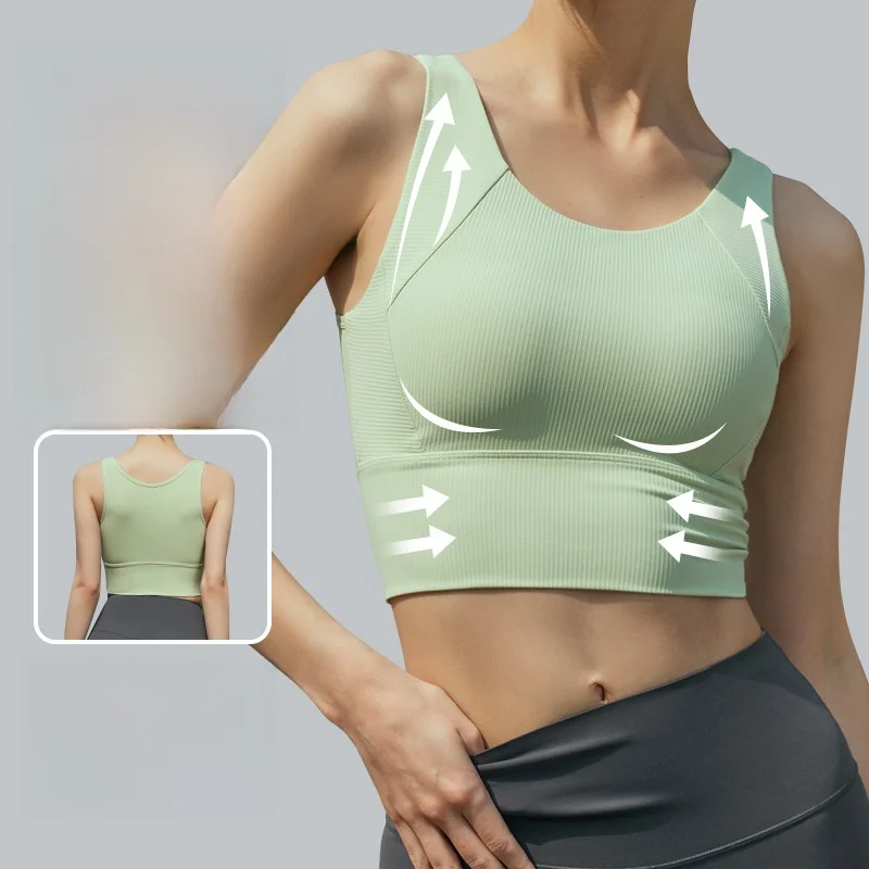 Женское высокопрочное спортивное нижнее белье, противоударный жилет для йоги со сборками, цельный нагрудник, верхняя одежда для фитнеса, эмульсионный аксессуар
Женское высокопрочное спортивное нижнее белье, противоударный жилет для йоги со сборками, цельный нагрудник, верхняя одежда для фитнеса, эмульсионный аксессуар