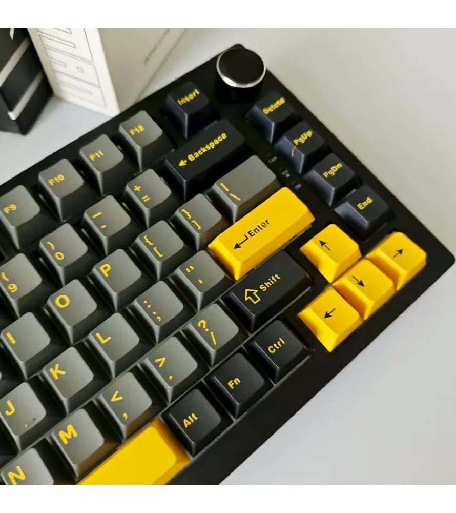 128-Key customized mechanical keyboard keycaps PBT three-spell keycaps Obsidian black sublimation keyboard accessories
128-Key customized mechanical keyboard keycaps PBT three-spell keycaps Obsidian black sublimation keyboard accessories