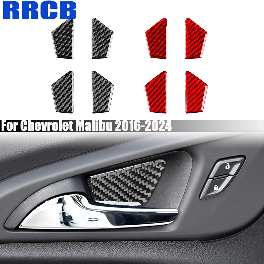 Carbon Fiber Car Accessories Door Handle Bowl Decorative Interior Modified Sticker Cover Trim For Chevrolet Malibu 2016-2024
Carbon Fiber Car Accessories Door Handle Bowl Decorative Interior Modified Sticker Cover Trim For Chevrolet Malibu 2016-2024