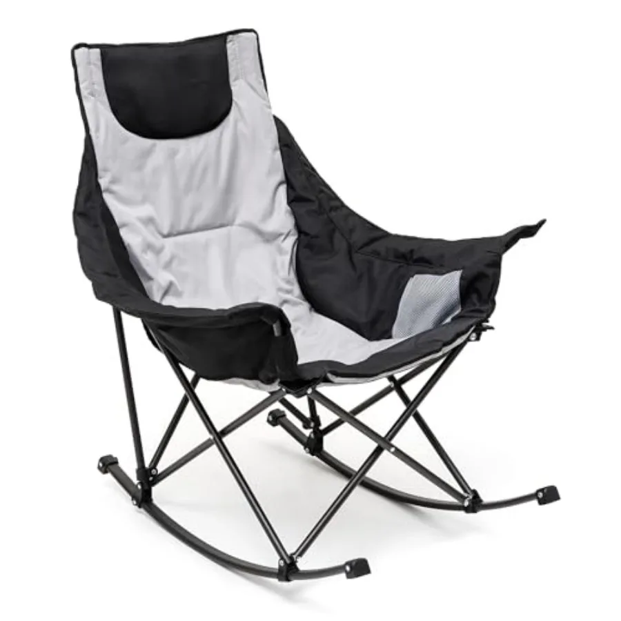 Outdoor camping chair for adults: oversized rocking patio chair, heavy-duty 500 LBS capacity, fully padded high-back design wit
Outdoor camping chair for adults: oversized rocking patio chair, heavy-duty 500 LBS capacity, fully padded high-back design wit