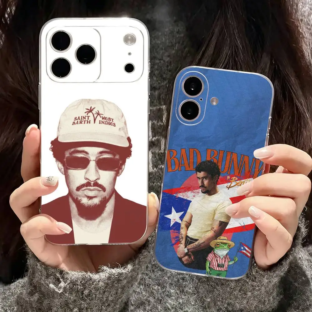 Bad Bunny Art Phone Case For iPhone17,16,15,14,13,12,11 Plus,Pro Max Soft Transparent Cover
Bad Bunny Art Phone Case For iPhone17,16,15,14,13,12,11 Plus,Pro Max Soft Transparent Cover