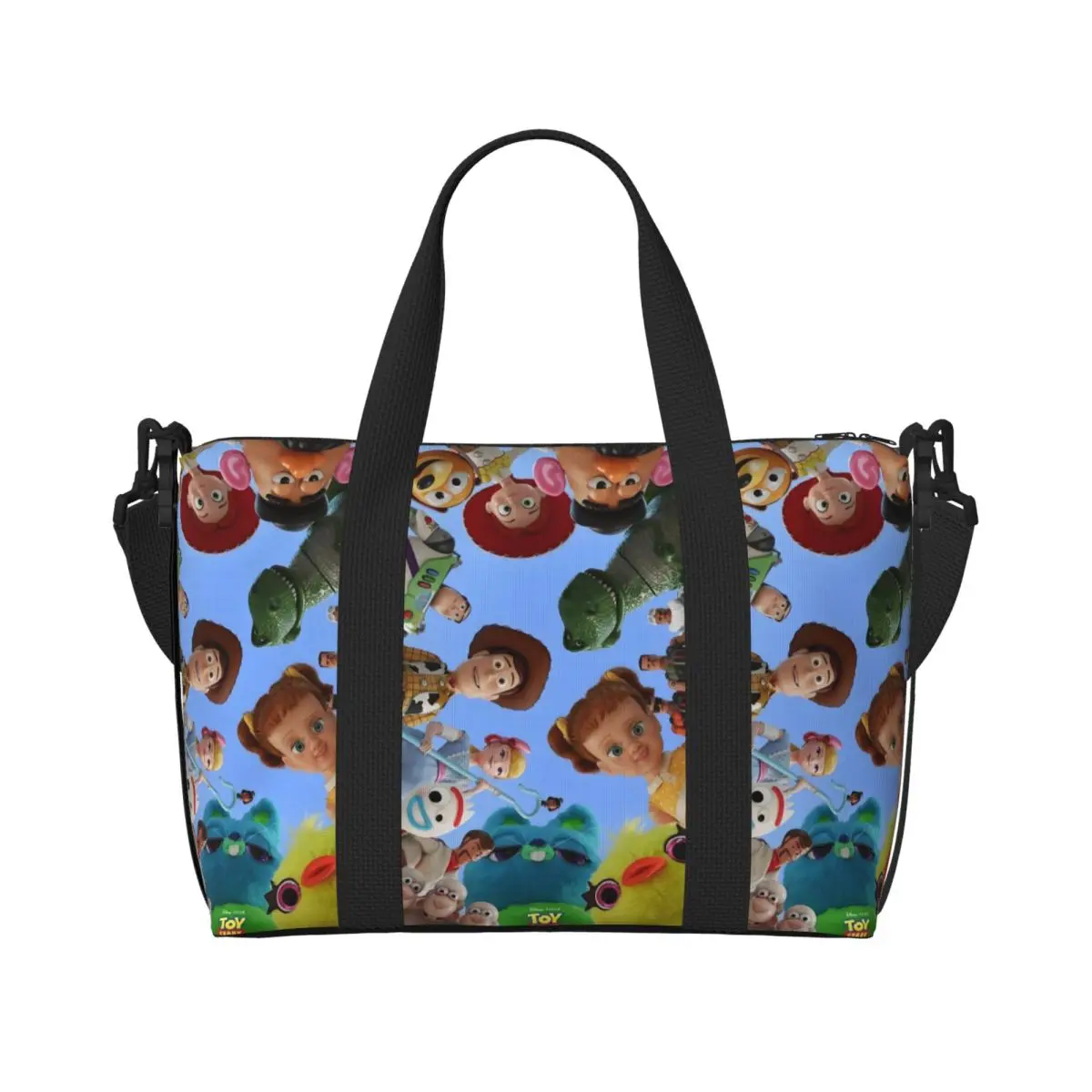 Пляжная большая сумка «История игрушек» на заказ для женщин, аниме, пляжные дорожные сумки для спортзала с большим отделением 
Пляжная большая сумка «История игрушек» на заказ для женщин, аниме, пляжные дорожные сумки для спортзала с большим отделением