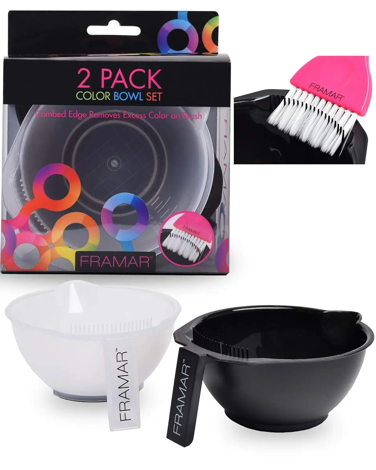 2 Pack Hair Dye Bowls with Cleaner, Non-Slip Rubber Base, Easy to Clean, Reduces Waste for Salon & Home
2 Pack Hair Dye Bowls with Cleaner, Non-Slip Rubber Base, Easy to Clean, Reduces Waste for Salon & Home