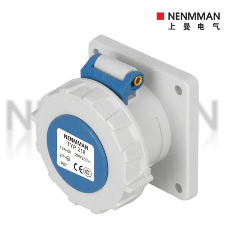 TYP218 Upman Waterproof Additional Socket Surface Mounted Direct Insertion 16A Model TYP-218 Three Core