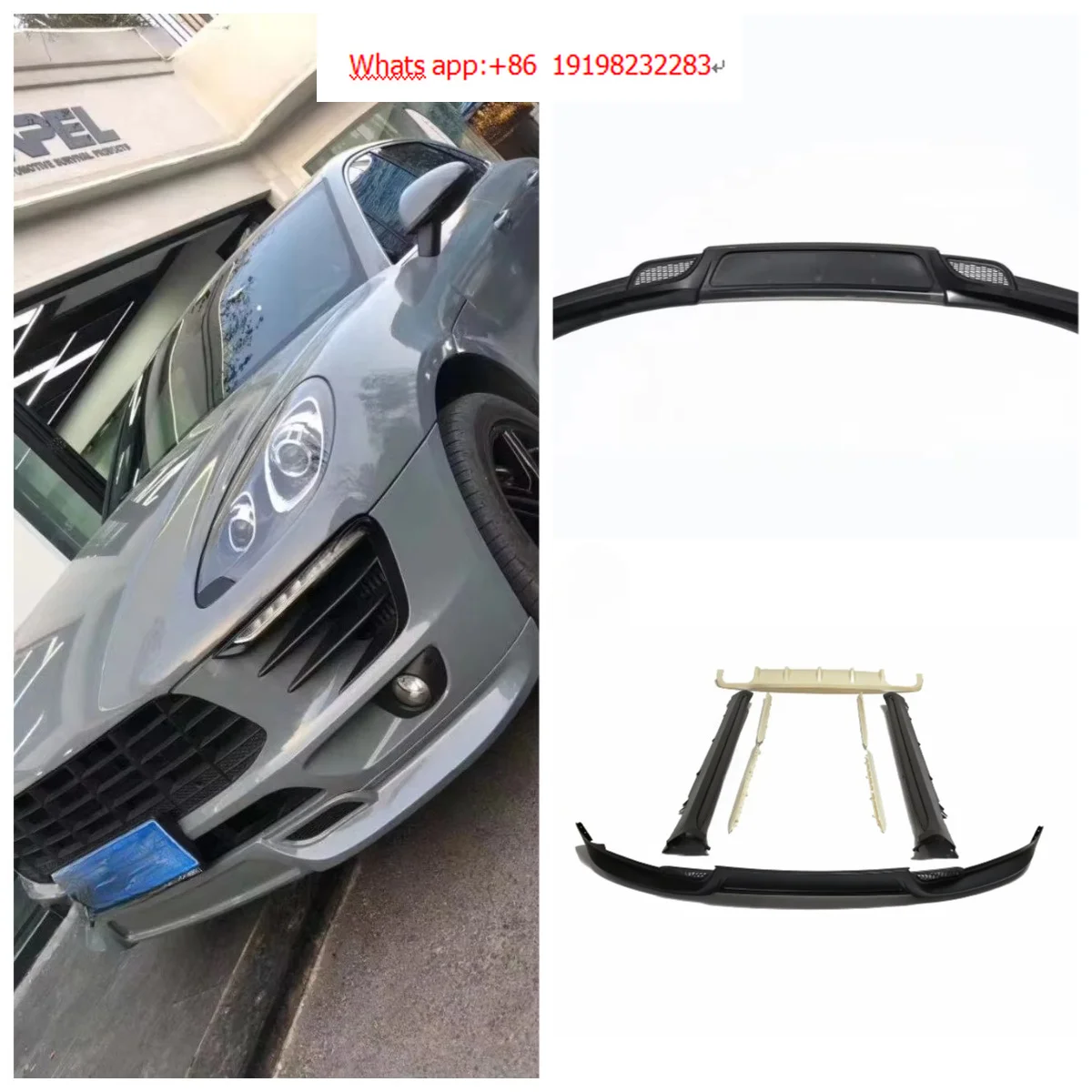 KM for Macan 95B.1 2014-2017 Front Lip Bodykit Bumper Side Skirts Rear Diffuser Front Bumper
KM for Macan 95B.1 2014-2017 Front Lip Bodykit Bumper Side Skirts Rear Diffuser Front Bumper