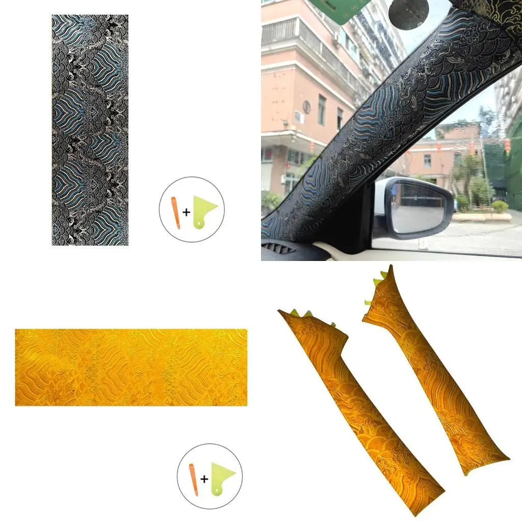 31BC Brocade Embroidery Stickers Car AB Pillar Backi Stickers Universal Automotive Interior Decorative Wrap Stickers
31BC Brocade Embroidery Stickers Car AB Pillar Backi Stickers Universal Automotive Interior Decorative Wrap Stickers