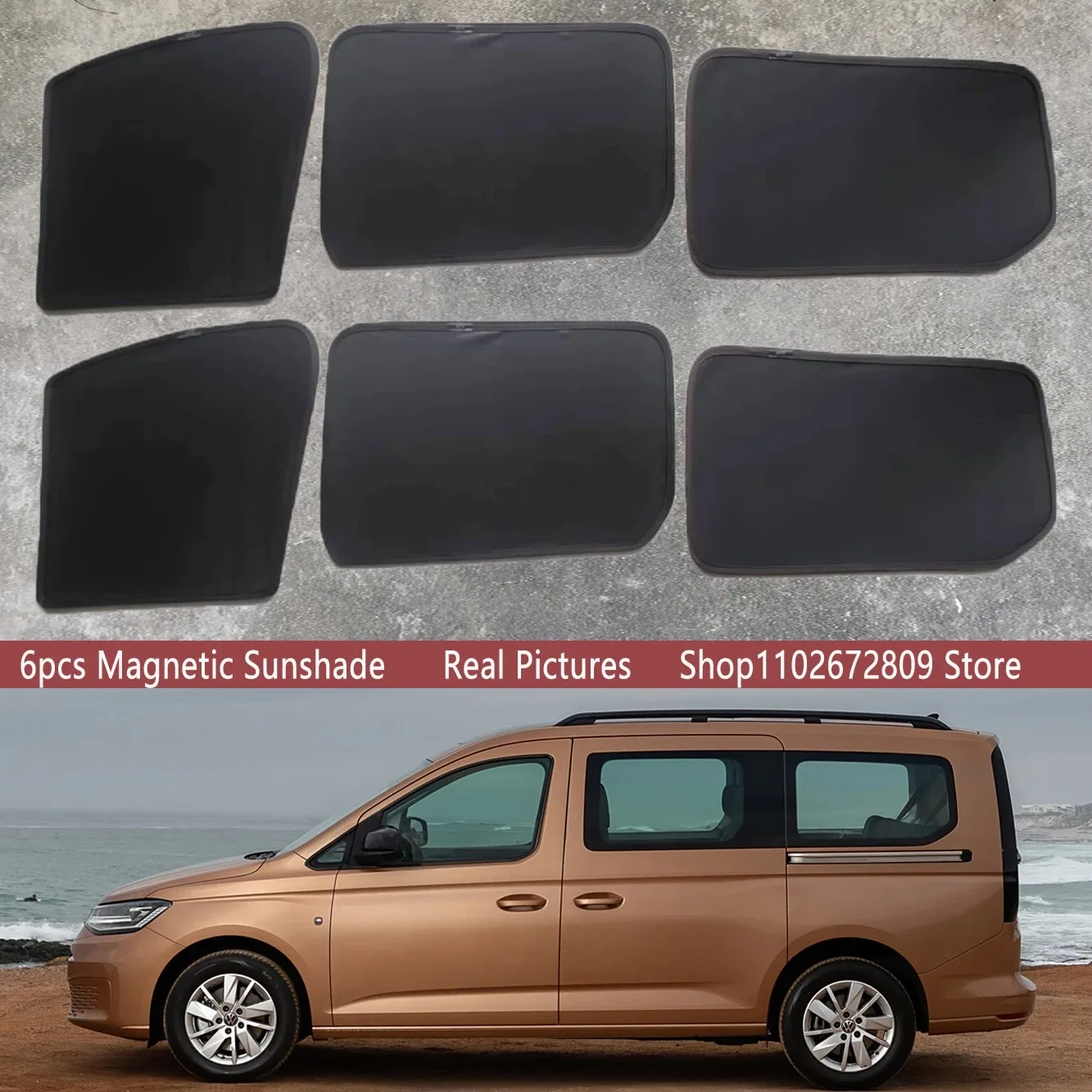Magnetic Car Sunshade Shield Front Windshield Frame Curtain Sun Shade Accessories For VW Volkswagen Caddy Life Maxi 2021 - 2024
Magnetic Car Sunshade Shield Front Windshield Frame Curtain Sun Shade Accessories For VW Volkswagen Caddy Life Maxi 2021 - 2024
