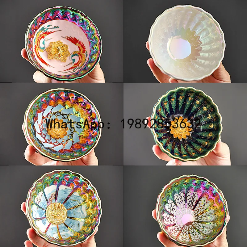 Accessible luxury tea cup inlaid with gold and silver kiln-turned ceramic tea set retro gift tea cup
Accessible luxury tea cup inlaid with gold and silver kiln-turned ceramic tea set retro gift tea cup