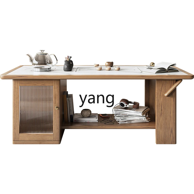 LH solid wood tea table small apartment living room sofa storage coffee table rock slab tea table
LH solid wood tea table small apartment living room sofa storage coffee table rock slab tea table