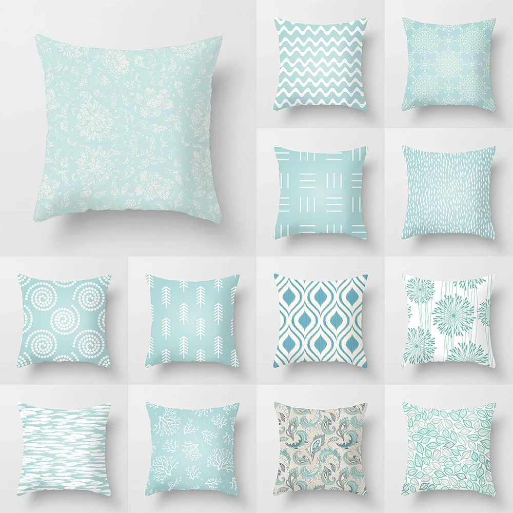 Mint Green Geometric Print Pattern Cushion Cover Home Living Room Sofa Decoration Square Polyester Pillow
Mint Green Geometric Print Pattern Cushion Cover Home Living Room Sofa Decoration Square Polyester Pillow