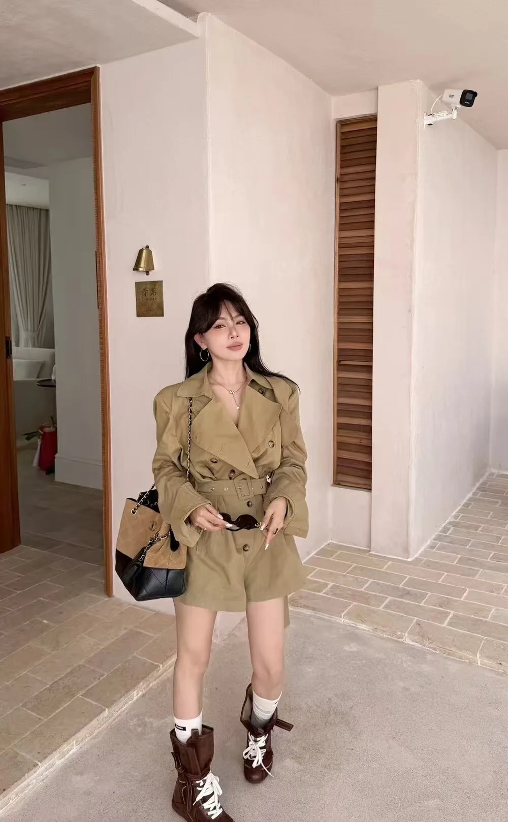 Dync Dongdaemun Korean Sle Loose Fit Casual One-Piece Suit with Stand Collar Autumn Commute High Waist ort Cotton Blend
Dync Dongdaemun Korean Sle Loose Fit Casual One-Piece Suit with Stand Collar Autumn Commute High Waist ort Cotton Blend