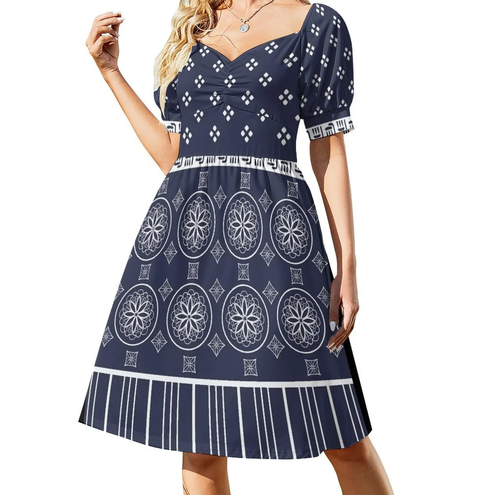 Japanese Classic Design Patchwork Blue Short-Sleeved Dress sensual sexy dress for women Women's dress
Japanese Classic Design Patchwork Blue Short-Sleeved Dress sensual sexy dress for women Women's dress