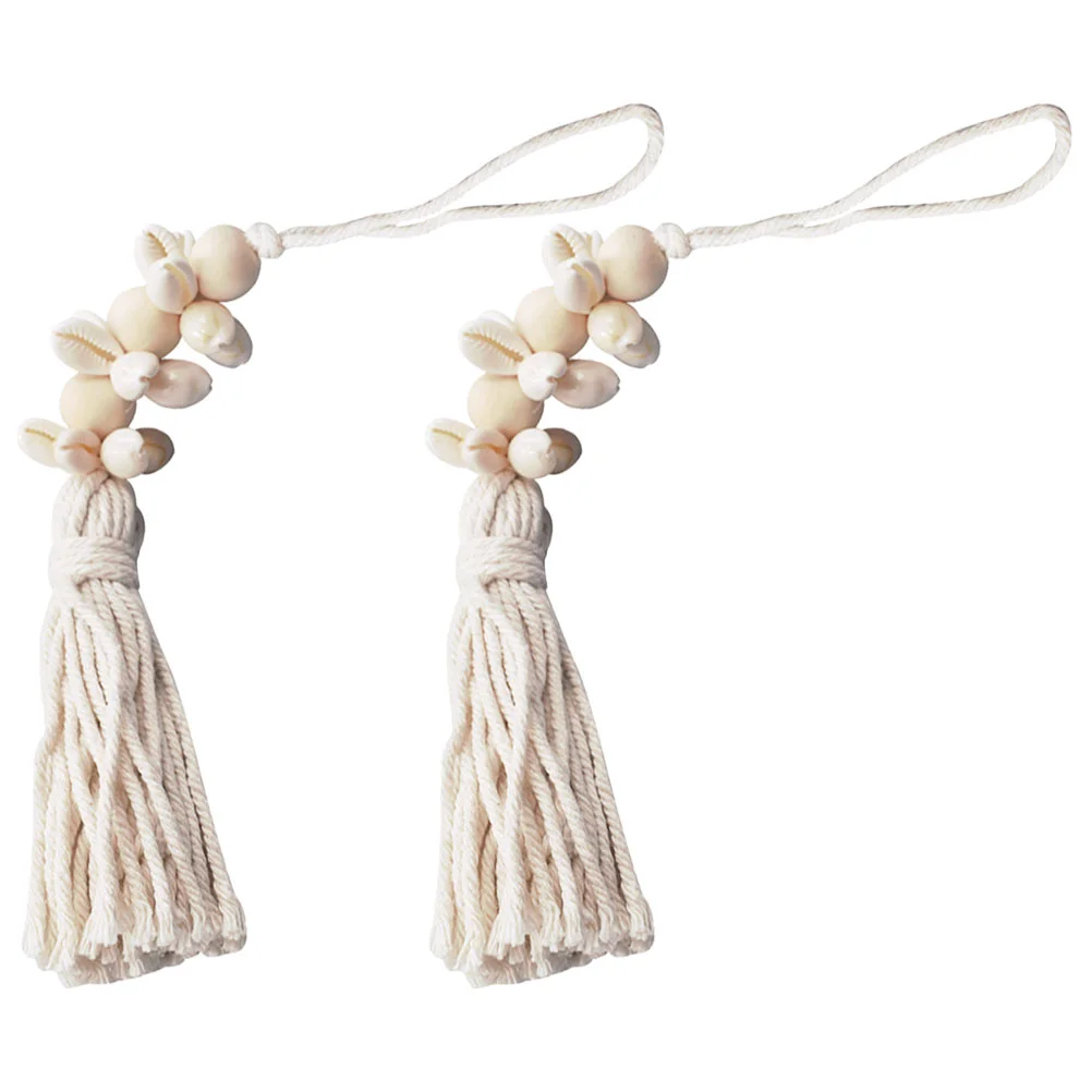 2 Pcs Boho Style Wooden Bead Cotton Thread Shell Garland Handmade Home Decor Wall Hanging String Pendant Rustic Beach Country
2 Pcs Boho Style Wooden Bead Cotton Thread Shell Garland Handmade Home Decor Wall Hanging String Pendant Rustic Beach Country