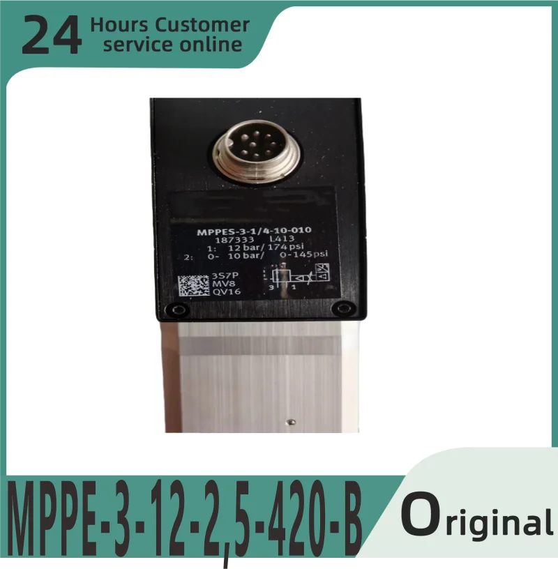 Brand new original proportional pressure regulating valve MPPE-3-12-2,5-420-B 164320
Brand new original proportional pressure regulating valve MPPE-3-12-2,5-420-B 164320
