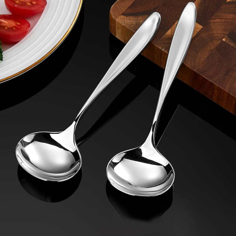 Large Children Stainless Steel Soup Spoon Kids Eating Dessert Spoon Multipurpose Sundae Silverware Serving
Large Children Stainless Steel Soup Spoon Kids Eating Dessert Spoon Multipurpose Sundae Silverware Serving