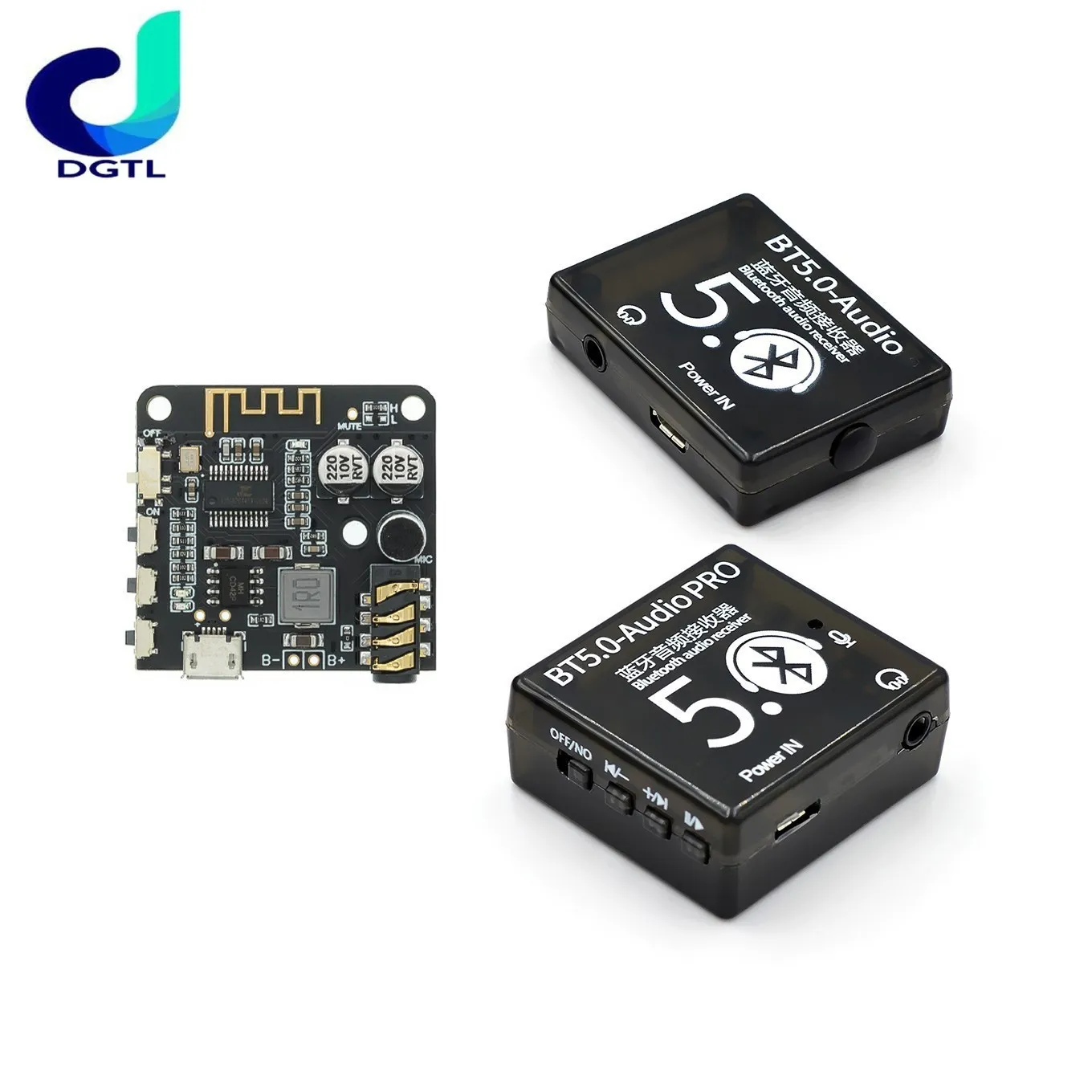 For Bluetooth 5.0 Decoder Board Audio Receiver BT5.0 PRO MP3 Lossless Player Wireless Stereo Music Amplifier Module With Case
For Bluetooth 5.0 Decoder Board Audio Receiver BT5.0 PRO MP3 Lossless Player Wireless Stereo Music Amplifier Module With Case