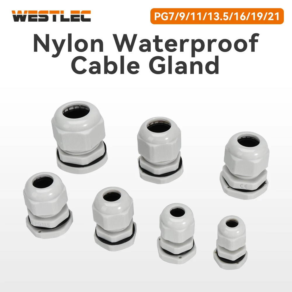 WESTLEC Nylon Waterproof Cable Gland IP68 Durable Rubber Cable Entry for Waterproof Box Indoor Outdoor Use
WESTLEC Nylon Waterproof Cable Gland IP68 Durable Rubber Cable Entry for Waterproof Box Indoor Outdoor Use