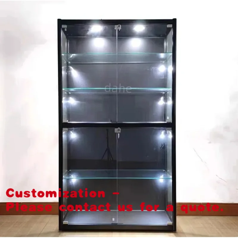 Customize.Commercial Display Glass Wall Show with Led Lights Display Cabinet Retail Jewelry Store Showcase
Customize.Commercial Display Glass Wall Show with Led Lights Display Cabinet Retail Jewelry Store Showcase