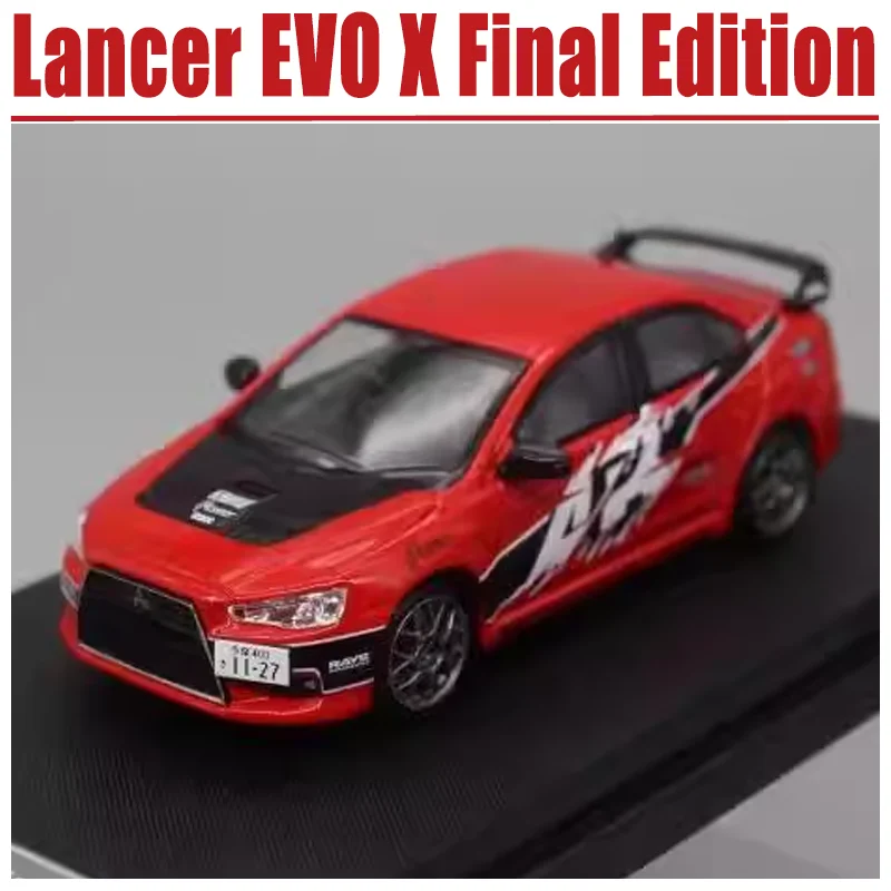 Fuji 1/64 Lancer EVO X Final Edition, игрушечный автомобиль из сплава, литая под давлением металлическая модель, подарки
Fuji 1/64 Lancer EVO X Final Edition, игрушечный автомобиль из сплава, литая под давлением металлическая модель, подарки