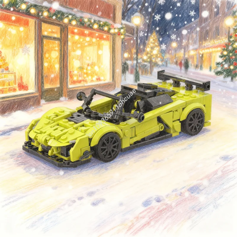 397pcs MOC Hennessey Venom Revolution Coupe City Champions Model Building Blocks Architecture Toys Christmas Gifts Education
397pcs MOC Hennessey Venom Revolution Coupe City Champions Model Building Blocks Architecture Toys Christmas Gifts Education