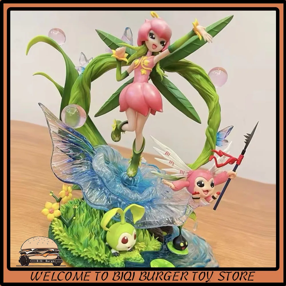 Фигурки Digimon Lillymon Picklemon, аниме-фигурка 20 см, фигурка Tanemon Nyokimon, статуя, модель, коллекция, украшение для комнаты, настольные игрушки
Фигурки Digimon Lillymon Picklemon, аниме-фигурка 20 см, фигурка Tanemon Nyokimon, статуя, модель, коллекция, украшение для комнаты, настольные игрушки