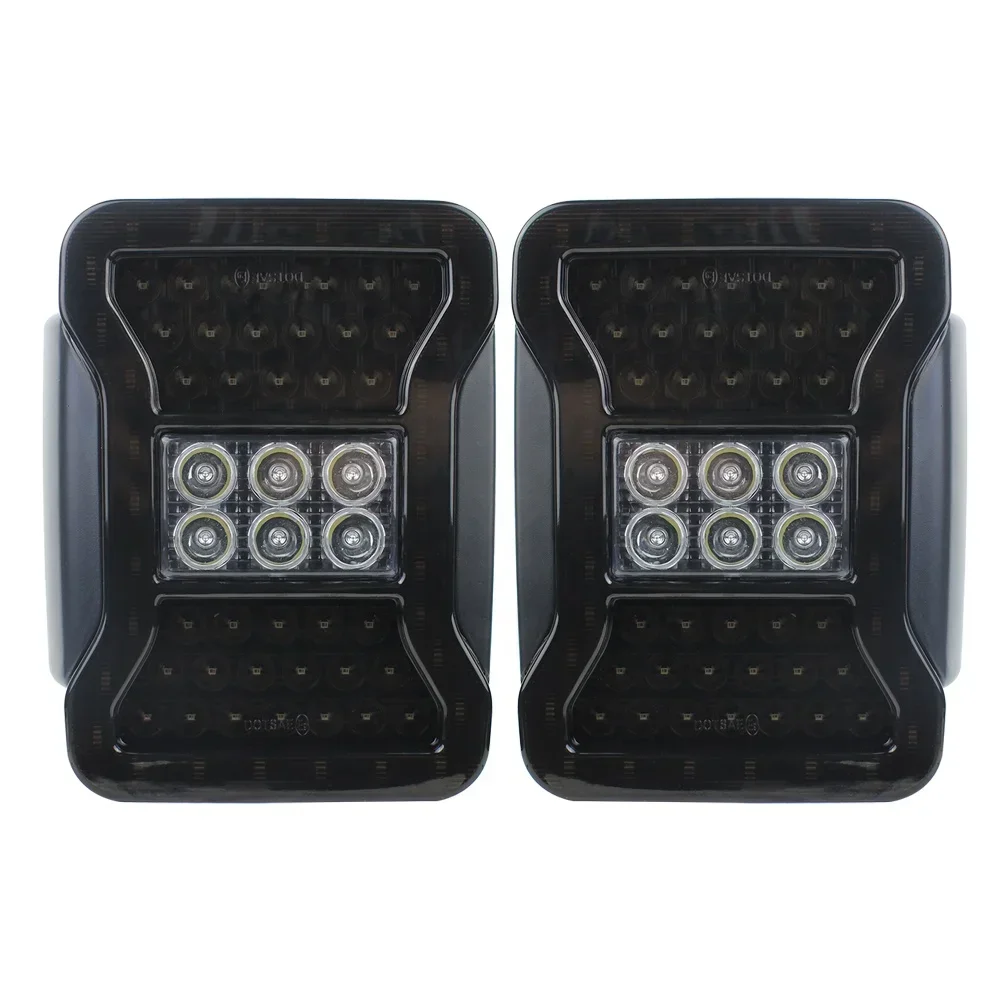 Modified JL Look Style Tail Lights w/Brake & Reserve Lamps Smoked Lens for Jeep Wrangler JK/JKU 2007-2018
Modified JL Look Style Tail Lights w/Brake & Reserve Lamps Smoked Lens for Jeep Wrangler JK/JKU 2007-2018