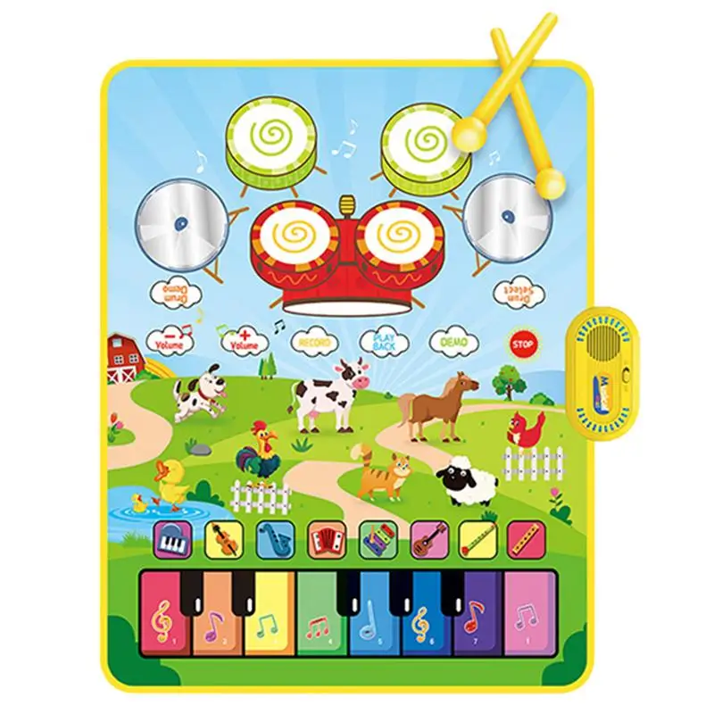 Floor Piano Mat Play Touch Keyboard Mat Interactive Developmental Activities For Boys Girls Ages 3 Learning Toy For Sensory
Floor Piano Mat Play Touch Keyboard Mat Interactive Developmental Activities For Boys Girls Ages 3 Learning Toy For Sensory