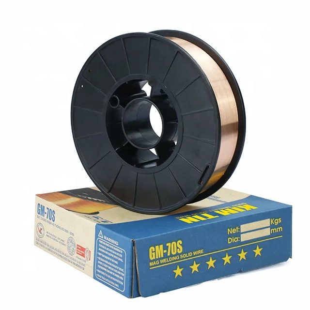 Gold tin CO2 welding wire ER70S-6 SG2 0.8mm diameter for MIG welding and brazing stainless steel copper metal alloys
Gold tin CO2 welding wire ER70S-6 SG2 0.8mm diameter for MIG welding and brazing stainless steel copper metal alloys