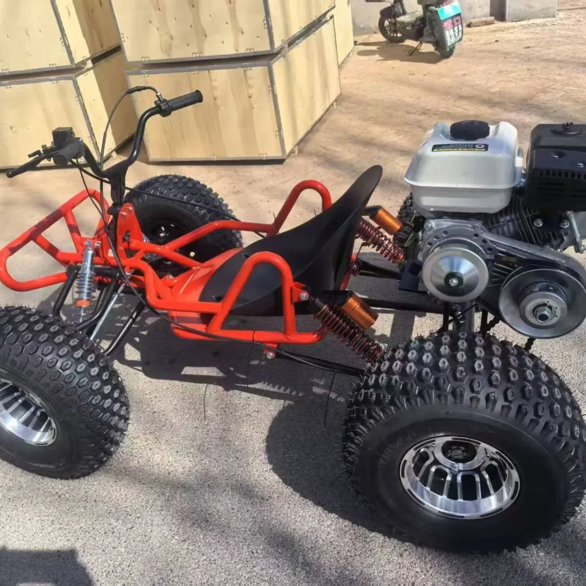 45km/h 48V High Power Electric Drift Go Kart Shock Absorber Waterproof Battery for Outdoor Off-Road
45km/h 48V High Power Electric Drift Go Kart Shock Absorber Waterproof Battery for Outdoor Off-Road