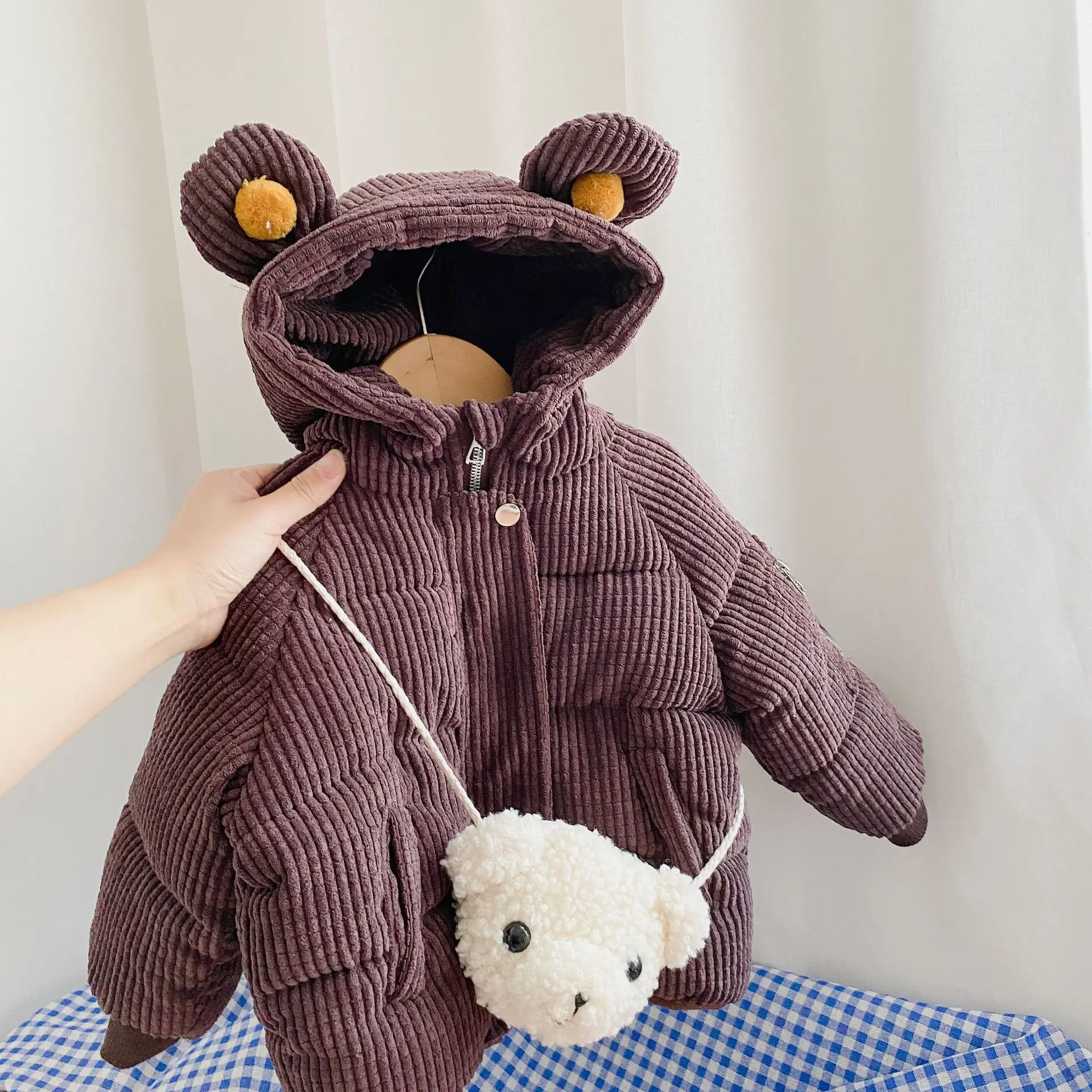Cute Baby Girls Winter Clothes Kids Paddad Coats with Ear Hoodie Spring Girl Jacket Toddler Children Clothing for Boys Coat
Cute Baby Girls Winter Clothes Kids Paddad Coats with Ear Hoodie Spring Girl Jacket Toddler Children Clothing for Boys Coat