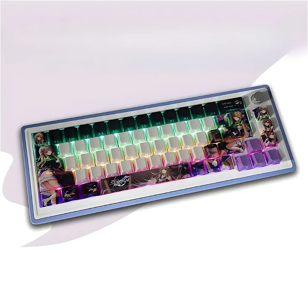 Black, Cherry Keycap Set PBT Small Full Set, Personality, Anime Theme, Suitable for 61/87/104/108 Mechanical Keyboard
Black, Cherry Keycap Set PBT Small Full Set, Personality, Anime Theme, Suitable for 61/87/104/108 Mechanical Keyboard