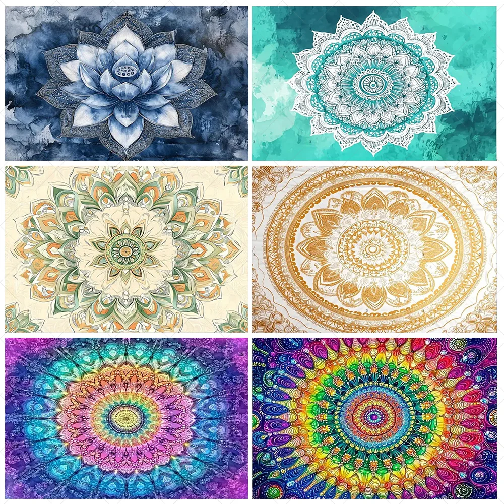 Mandalas Flower Background Abstract Aesthetic Backdrop Baby Shower Supplies Living Room Wall Party Decoration Photography Prop 
Mandalas Flower Background Abstract Aesthetic Backdrop Baby Shower Supplies Living Room Wall Party Decoration Photography Prop