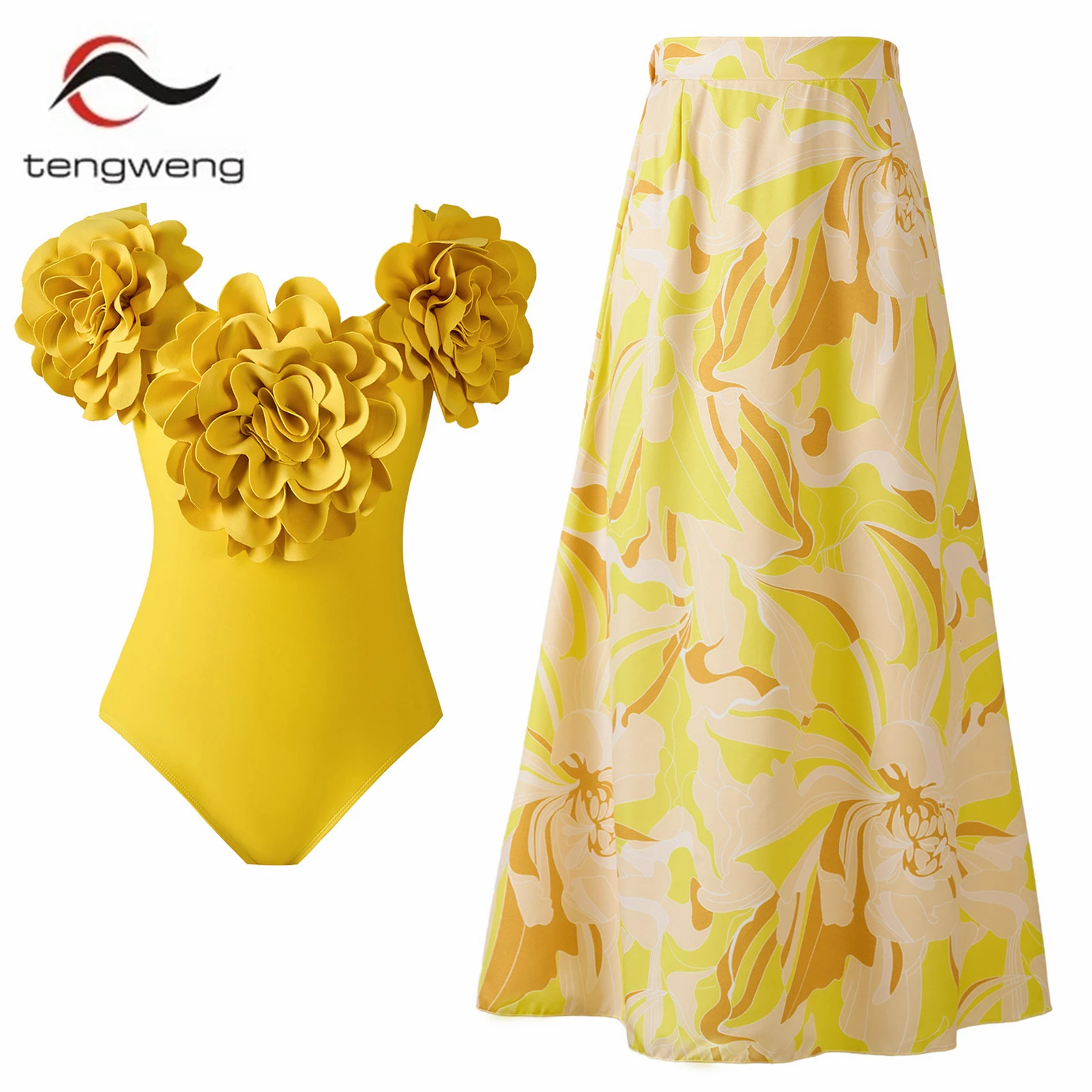 2024 2Pc High Quality Luxury Woman Swimsuit Flower Ruffle Solid Bathingsuit Push Up Swimwear Off Shoulder Summer Suits Beachwear
2024 2Pc High Quality Luxury Woman Swimsuit Flower Ruffle Solid Bathingsuit Push Up Swimwear Off Shoulder Summer Suits Beachwear