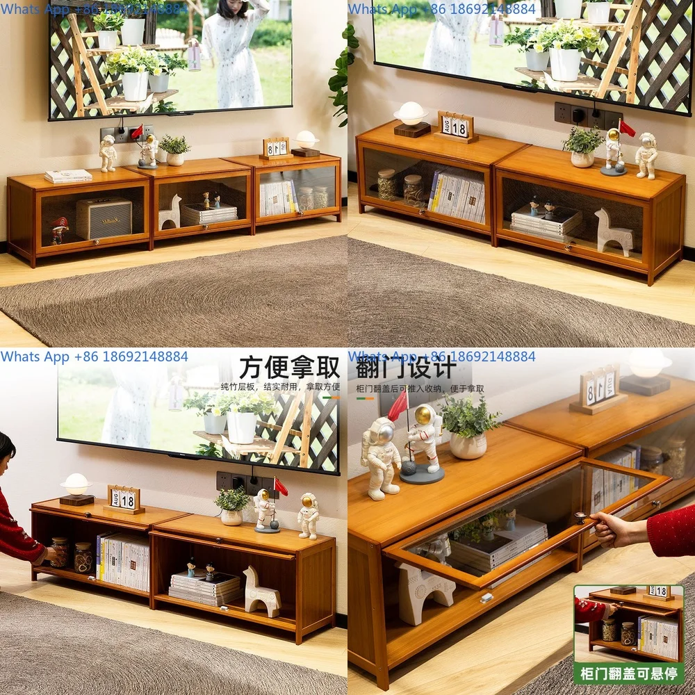 Modern minimalist TV stand and coffee table combo for small living room home use
Modern minimalist TV stand and coffee table combo for small living room home use