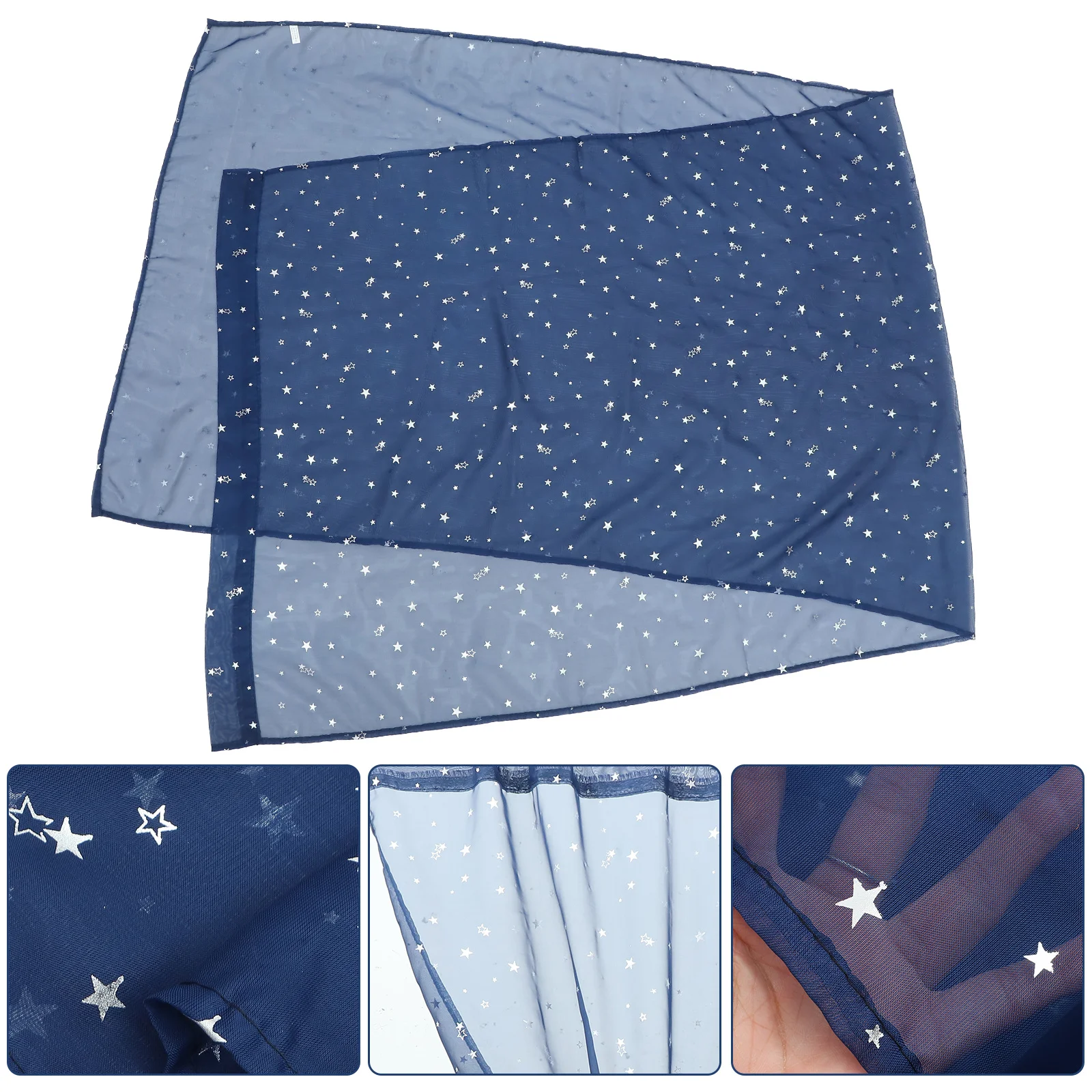 Stars Pattern Gauze Curtain Textured Breathable Sheer for Bedroom Kitchen Living Room Bathroom Window Screening Privacy Sheer
Stars Pattern Gauze Curtain Textured Breathable Sheer for Bedroom Kitchen Living Room Bathroom Window Screening Privacy Sheer