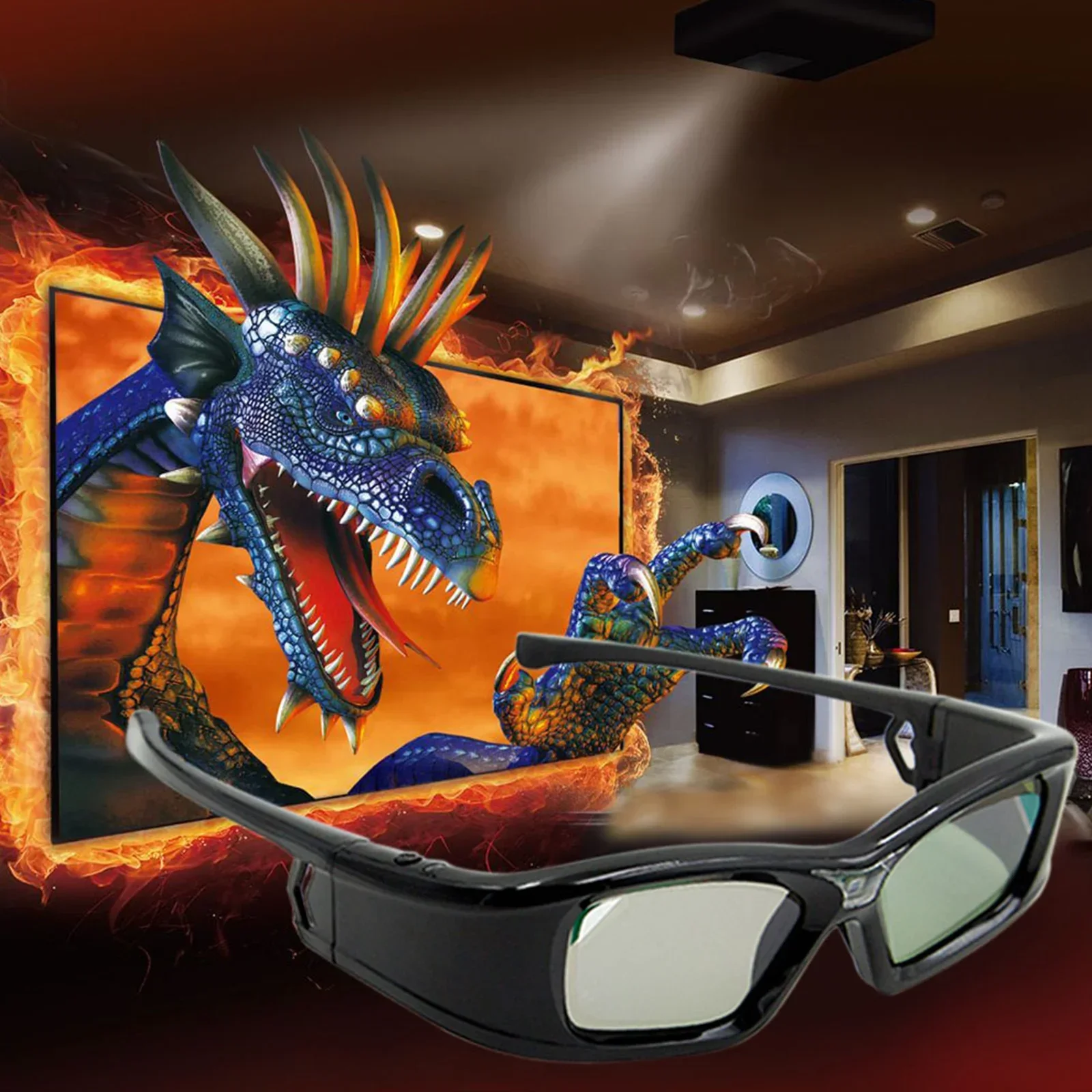 VR XR Glasses 3D Glasses DLP Link GL410 for Projector HD Active for Optama Acer BenQ ViewSonic Sharp Dell DLP Link Projectors
VR XR Glasses 3D Glasses DLP Link GL410 for Projector HD Active for Optama Acer BenQ ViewSonic Sharp Dell DLP Link Projectors