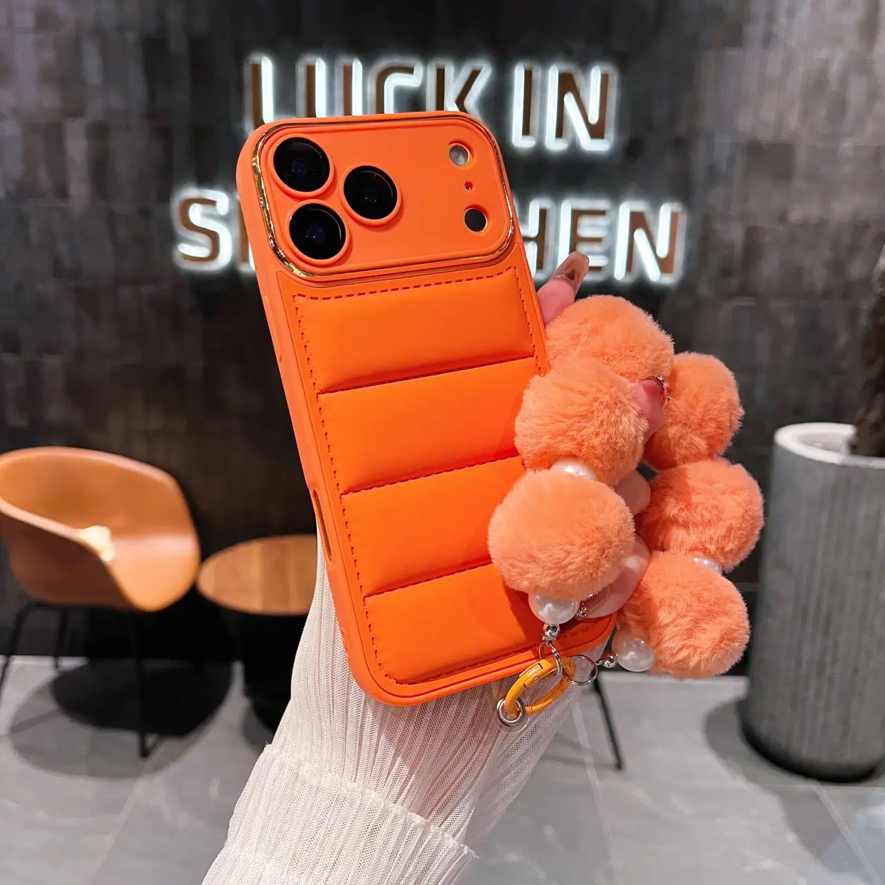 Soft Down Jacket Silicone Case For iPhone 17 16 15 14 13 12 11 Pro Max Plus Air Shockproof Camera Protection Wrist Strap Cover
Soft Down Jacket Silicone Case For iPhone 17 16 15 14 13 12 11 Pro Max Plus Air Shockproof Camera Protection Wrist Strap Cover