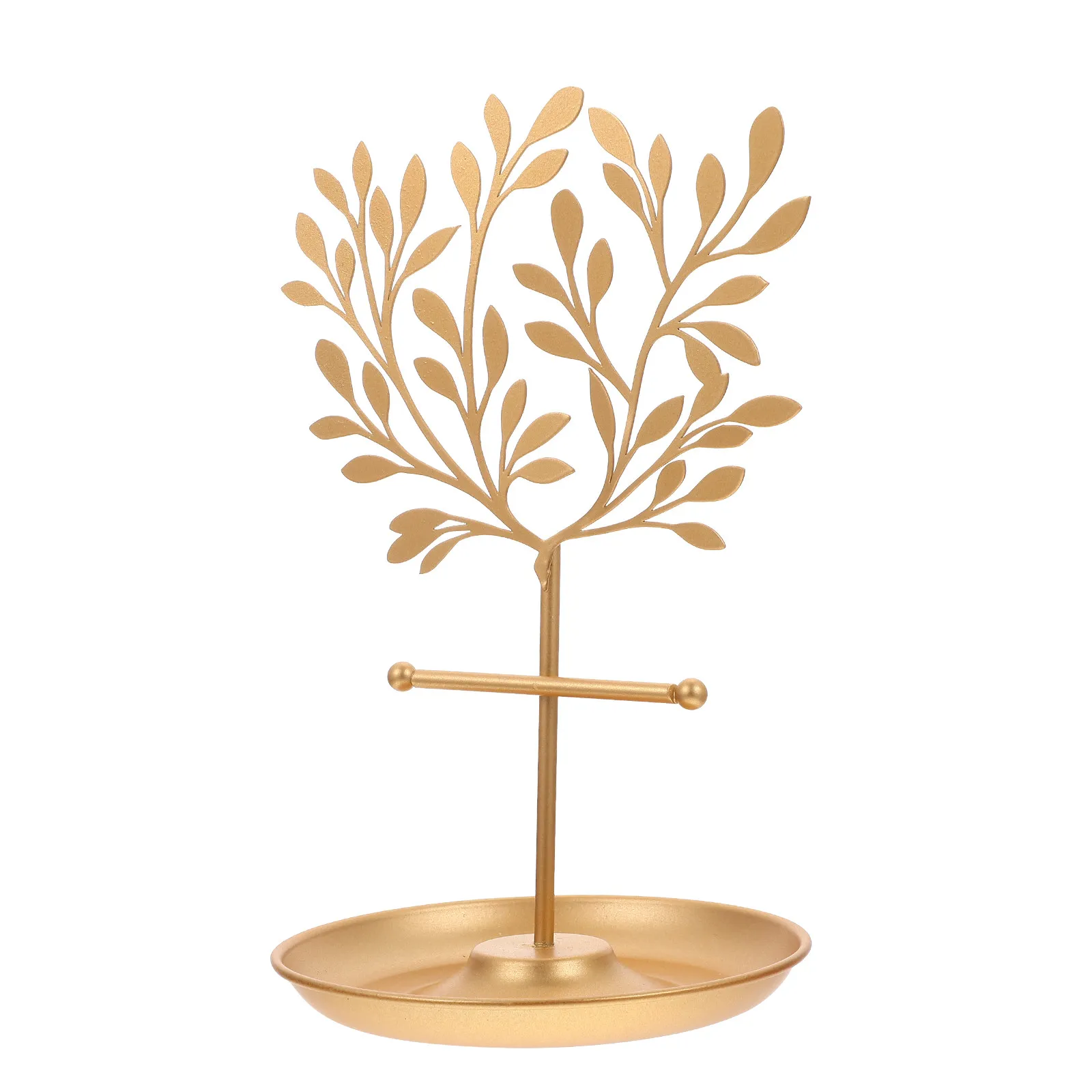 Decorative Jewelry Display Rack for Necklace Earring Bracelet Storage Iron Stand Organizer Fine Craftsmanship Leaves Shaped
Decorative Jewelry Display Rack for Necklace Earring Bracelet Storage Iron Stand Organizer Fine Craftsmanship Leaves Shaped