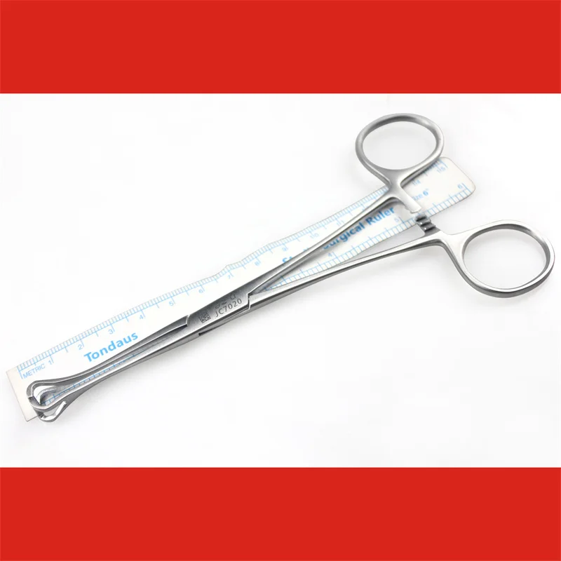 Jinzhongba tissue clamp stainless steel Alice cutter mouse tooth clamp medical clamp wide head without damage to soft tissue
Jinzhongba tissue clamp stainless steel Alice cutter mouse tooth clamp medical clamp wide head without damage to soft tissue
