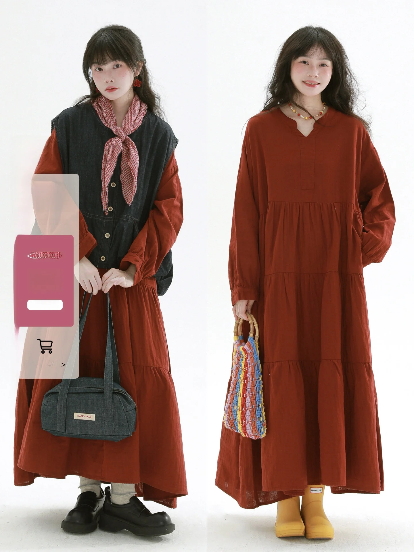 Rare Cake Style Women's Dress Vintage Artistic Ladylike round Neck Slimming Full Skirt Layered Long Cotton Casual Spring Dress
Rare Cake Style Women's Dress Vintage Artistic Ladylike round Neck Slimming Full Skirt Layered Long Cotton Casual Spring Dress