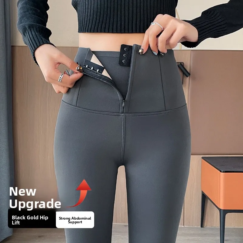 High Waist Thickened Fleece Women's Sharkskin Pants Zipper Tummy Control Butt Lifting Slimming Leggings Autumn Winter Outdoor...
High Waist Thickened Fleece Women's Sharkskin Pants Zipper Tummy Control Butt Lifting Slimming Leggings Autumn Winter Outdoor...