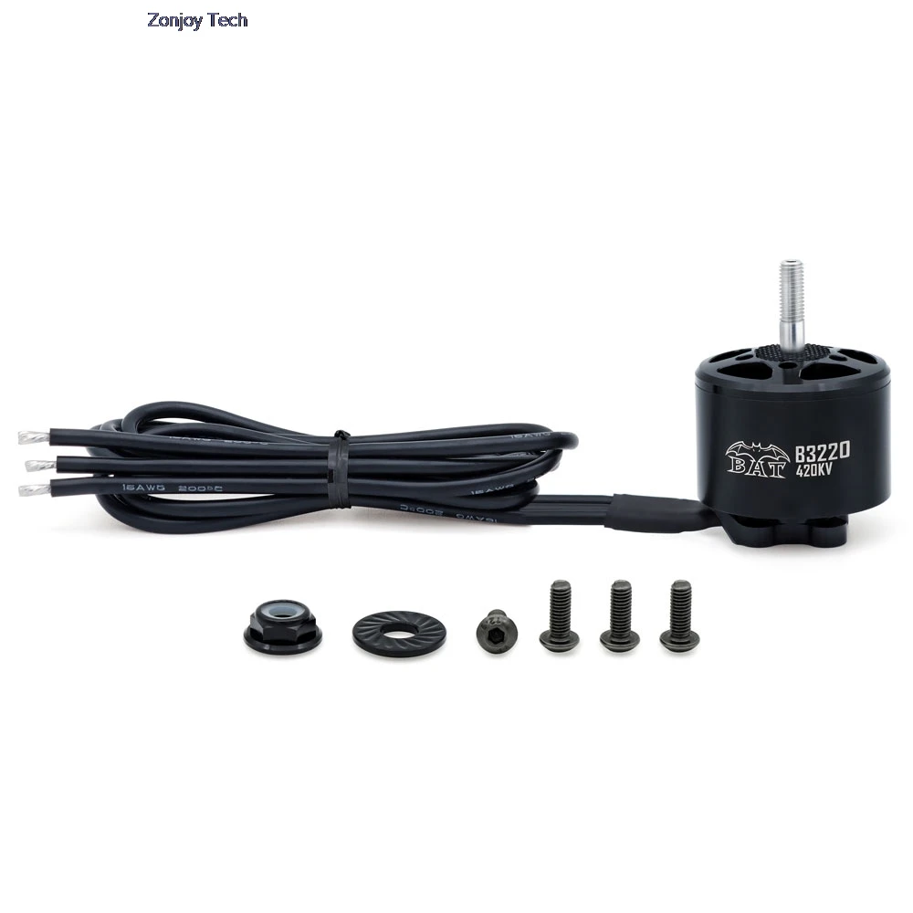 suitable for 10-inch and 11-inch FPVNew B3220 420KV 660KVracing drones, 6S brushless motors
suitable for 10-inch and 11-inch FPVNew B3220 420KV 660KVracing drones, 6S brushless motors