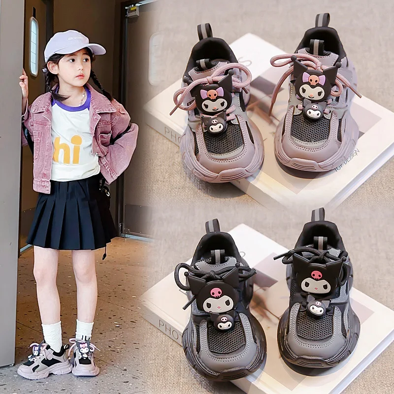 Hot Sanrio Girl Kuromi Kawaii Fashion Leisure Sneakers Student Spring and Autumn Seasons Anime Cartoon Child Clunky Sneaker New
Hot Sanrio Girl Kuromi Kawaii Fashion Leisure Sneakers Student Spring and Autumn Seasons Anime Cartoon Child Clunky Sneaker New