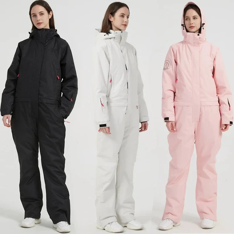 Winter Hooded Women One Piece Ski Suit Windproof Sport Female Jumpsuit Outdoor Woman Snow Suits Waterproof Girl Overalls Clothes
Winter Hooded Women One Piece Ski Suit Windproof Sport Female Jumpsuit Outdoor Woman Snow Suits Waterproof Girl Overalls Clothes